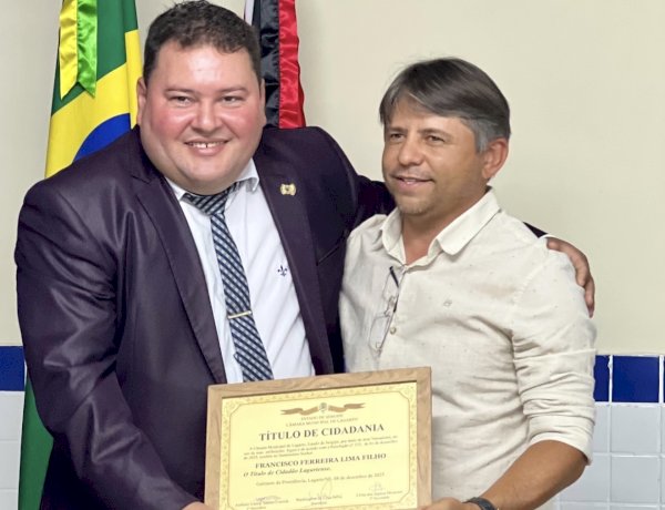 Por contribuição ao desenvolvimento de Lagarto, empresário Chiquinho da FL Eucalipto é homenageado com o Título de Cidadão Lagartense